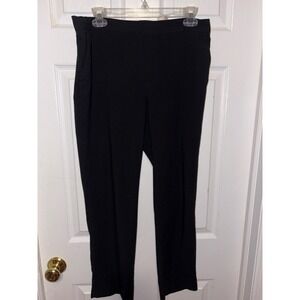 Banana Republic Hayden Black Wide Leg Dress Pants Women's Size 8